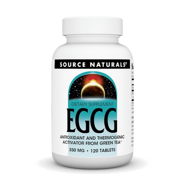 Source Naturals EGCG, Antioxidant and Thermogenic Activator From Green Tea*, 350 mg - 120 Tablets