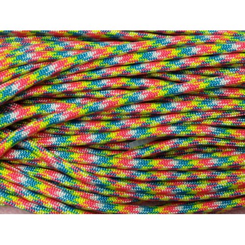 50FT Type III Birthday Cake Paracord 550 Parachute Cord 7 Strand Made In USA
