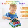 Baby Toys 6-12 Months, Montessori Toys for 1 Years Old, 6-in-1 Set Infant Toys with Sensory Toys, Spinner Toys for Babies, Baby Blocks, Stacking Toys, Learning Toys Gifts for Toddler Newborn, 32PCS