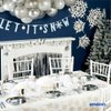 Amscan Shining "Let It Snow" Christmas Luncheon Napkins, 6" x 6", 16 Ct.