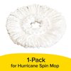 Hurricane Spin Mop Replacement Mop Heads for As Seen On TV Mop & Bucket Cleaning System by BulbHead, Spin Away Germy, Dirty Water - Super-Absorbent Microfiber Mop Head Holds 10X Weight — 1-Pack