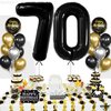 KatchOn, Giant Black 70 Balloon Numbers - 40 Inch | 70th Birthday Balloons, 70th Birthday Decorations | Black 70th Birthday Party Decorations | 70 Balloons Numbers, 70 Birthday Decorations