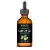 GreenIVe Castor Oil Organically Grown 100% Pure 4 fl oz Bottle Cold Pressed, Hexane Free, Eyelash and Eyebrow Growth Serum, Skin Moisturizer Detox and Wraps
