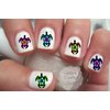 100 Turtle Sea Turtle Hibiscus Flower Nail Art Decals