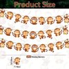 PIXHOTUL 3 Pcs Monkey Banners, Jungle Safari Party Decorations Monkeys Birthday Party Supplies Monkey Cutouts Paper for Kids Birthday Party Classroom Baby Shower Supplies