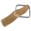 Honey Blonde Tape in Hair Extensions Remy Human Hair Strawberry Blonde 20Inch 20Pcs 50G Thick from Top to End, Silky and No Tangle Staight Tape ins for Fashion Women (20Inch #27 50g)