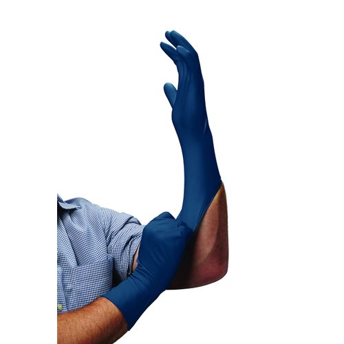 VEN6025 Venom Steel Latex Gloves, Splash Protection, Blue (Pack of 30)