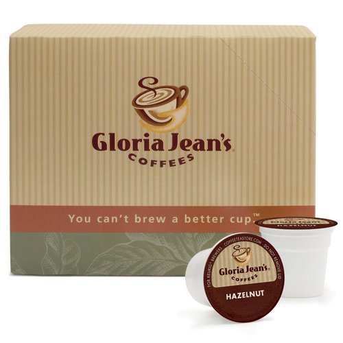 Gloria Jean's Coffees Hazelnut, Single Serve Coffee K-Cup Pod, Flavored Coffee, 24