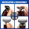 Audoc 2PCS #2215 T Wide Adjustable Trimmer Blades for Whal 5 Star Series Detailer (8081) and Cordless Detailer LI (8171) Hair Clippers Blades-Model 2215