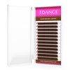 TDANCE Dark Brown Lash Extensions Colored Lash Extensions 0.03/0.05/0.07mm C/D Curl Premium Brown Eyelash Extensions Salon Use (Dark Brown,0.03-D,10-17mm)