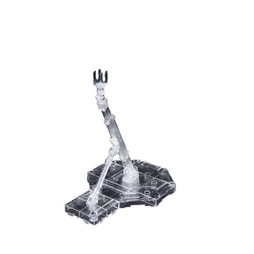 Bandai Hobby Action Base 1 Display Stand (1/100 Scale), Clear (BAN152159)