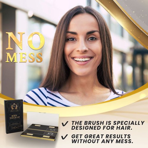 Root Touch Up - Belle Ame - Cover Up Roots Instantly - Save Time and Hassle Going to the Salon (Light Brown)