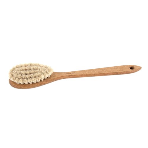 Iris Hantverk Oak and Horse Hair Bath Brush with Handle