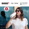 SIGG - Aluminum Water Bottle - TravellerWhite - Climate Neutral Certified - Suitable For Carbonated Beverages - Leakproof & Lightweight - BPA Free - 34 oz