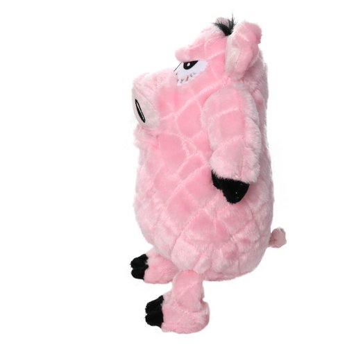 MIGHTY- Angry Animal Pig - Squeaker-Multiple Layers. Made Durable, Strong & Tough. Interactive Play Dog Toy (Tug, Toss & Fetch). Machine Washable & It Floats. (Regular)