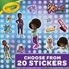 Crayola Karma's World Coloring Book, Stickers Included, Gift for Girls & Boys, 96 Pages