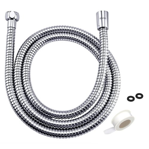 Klabb Shower Hose 59 inches Shower Hose Replacement Stainless Steel Hand Held Shower Hose for Shower Head Flexible and Durable with Brass Insert and Nut