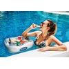 FEEBRIA Upgraded Pool Drink Holder Drink Float for Hot Tub,Beach and Party Decor (Sliver)