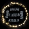 Photo Clip 17Ft - 50 LED Fairy String Lights with 50 Clear Clips for Hanging Pictures, Photo String Lights with Clips - Perfect Dorm Bedroom Wall Decor Wedding Decorations