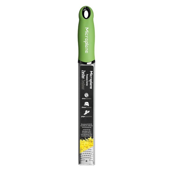 Microplane Premium Classic Series Lime Zester and Parmesan Grater (Green)