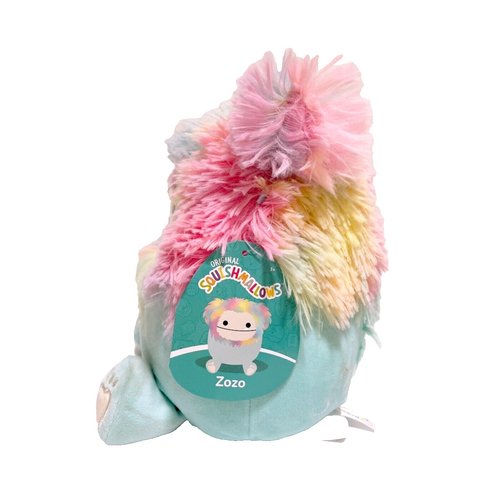 Squishmallows Official Kellytoy Bigfoot Squad Soft Plush Toy (8" Zozo The Bigfoot)
