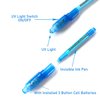 SCStyle Invisible Ink Pen 10Pcs with UV Light Magic Marker for Secret Messages, Writing Information for Birthdays, Easter, Halloween, for Students