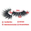 False Eyelashes 3D Faux Mink Lashes Pack Dramatic Fluffy Thick Volume Full Cross Soft Reusable Handmade Fake Eyelashes 10 Pairs Pack by Lifernilash (LFN5D03)