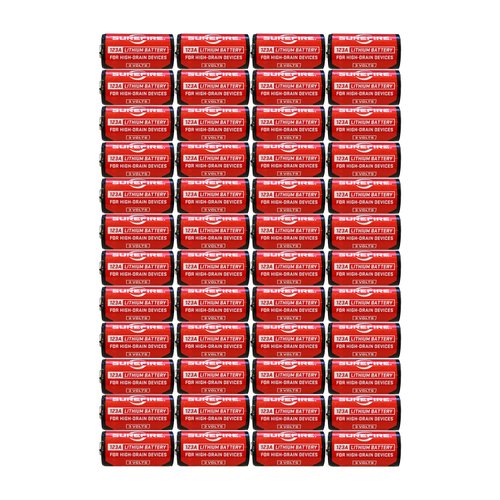 SureFire SF123A Lithium Batteries, 48-Pack