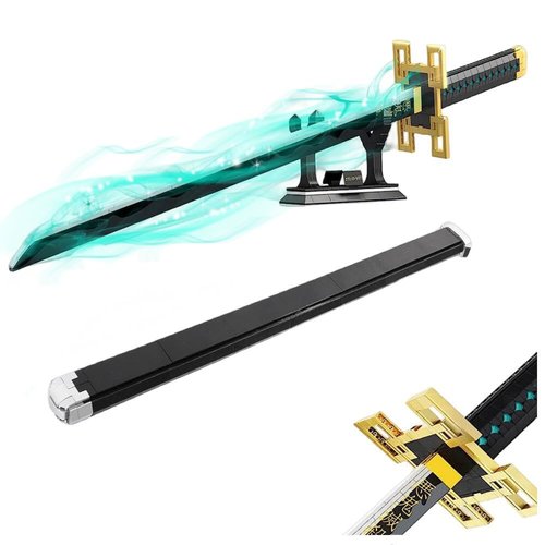 Demon Slayer Swords Muichirou sword Compatible with Lego, demon slayer sword Building Block Set with Scabbard and Stand, 771pcs Anime Swords Building Set, Suitable for Adults and Children 6+ Gift Set.