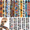 YYMYMGJ Monster Truck Party Favors 24 Pcs Monster Truck Slap Bracelets 80 Pcs Monster Truck Tattoos Monster Truck Birthdays Party Supplies Decorations Gifts for Kids Boys Classroom Rewards