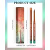 Chameleon Gel Eyeliner Pencil-1pcs Green Metallic High Pigmented Glitter Eye Liner Pen, Long Lasting Waterproof,Color Changing Shimmer Eyeshadow Pencil,Valentine's Day Makeup Gift for Women Girl-01