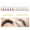 Premade Volume Eyelash Extensions 5D-D-0.10-09 Long Stem Premade Fans Eyelash Extensions .07 .10 Premade Volume Fans Volume Lash Extensions C D Curl(5D-D-0.10,9 mm)