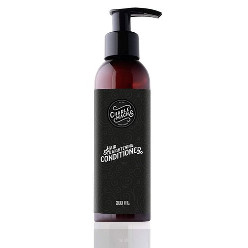 Charlemagne Hair Straightening Conditioner - Hair Conditioner For Men - Developed By Barbers - Made In Germany - 200 ml Conditioner For Hair - Hair Softener Men (Conditioner (Anti-Frizz & Breakage))