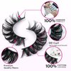 Focipeysa False Lashes Natural Look 14-17mm Fluffy Faux Mink Lashes D Curl Eyelashes Natural Lashes Strips Fake Lashes Pack 4 Styles Mixed Volume Eye Lashes 20 Pairs Multipack