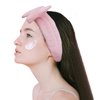 HFZRZFH 4 Pcs Cute and Simple Bow Tie Hair Band Spa Headbands for Girls and Women, Ideal for Face Washing, Skincare, Makeup, and Spa