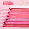Juvia's Place Pink Smoothie Gloss Pink Velvet - Splash of Pink & Mauve Tones, Hydrating Cream Lip Gloss, Full-Intensity Pigments With Nourishing Cocoa Butter And Chia Oil