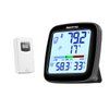 SMARTRO SC92 Professional Indoor Outdoor Thermometer Wireless Digital Hygrometer Room Humidity Gauge Temperature and Humidity Meter & Pro Accuracy Calibration
