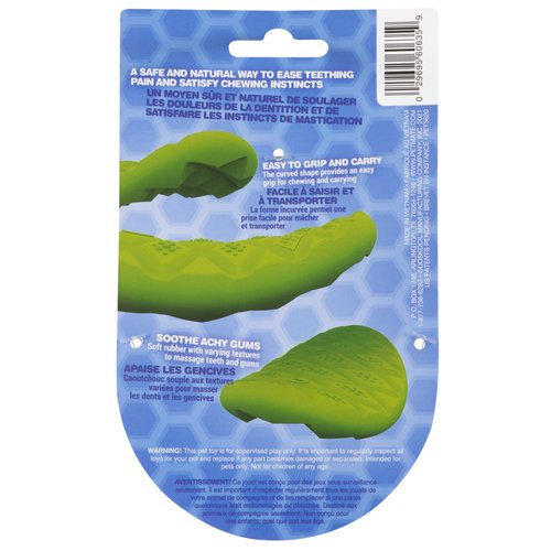 JW Pet Prickly PEAR CHEW Dog Toy Green