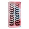 False Eyelashes, Natural lashes Wispy Mink Lashes Fluffy Eye Lashes,Mink Lashes,Lash Strips that Look Like Extensions 10 Pairs Pack