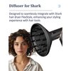 Diffuser Attachment for Shark FlexStyle Hair Dryer, Styling Tool for Wavy, Curly, Coily Hair, Enhance Natural Curls Accessories for Flex Style Blow Dryer Styler