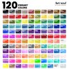 Art+soul 120 Rich Colors Selection, Watercolor Paint Set - Portable Design for Travelers, Painting Enthusiasts and Professional Artists, Art Supplies