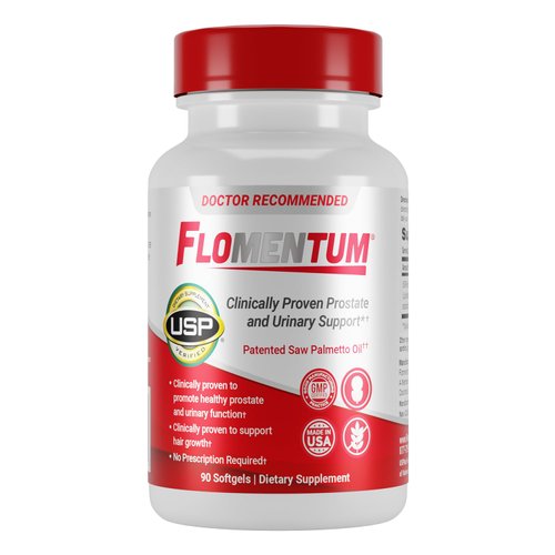 Flomentum® Saw Palmetto for Men Prostate Supplement | Prostate Support Supplement for Men's Health | USP Verified - Healthy Urinary Flow & Urinary Function - 320mg Once Daily (90 Count)