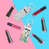 FREEBLOSS 2Pcs Chapstick Holder Keychain 1.5x3.8'' Lip Balm Holder Keychain Lightweight Lipstick Sleeve Pouch with Plants and Floral Pattern for Women Girls
