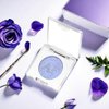 Duochrome Face Highlighter Makeup, Chameleon Holographic Highlighter Mineral Powder for Face Body, Waterproof Blue Purple Glowing Iluminadores de maquillaje with Shine Silky Smooth Highlighting, #05