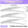 Pndeyo 3pcs Mini Metal Makeup Spatula, Reusable Cosmetic Cream Spatulas Spoon, Skincare Scoop Applicator Facial Massage Beauty Tools for Mixing and Sampling Face Eye Cream- Silver