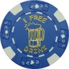 10 Free Drink Poker Chips Tokens Restaurants OR BAR - Beer Mug