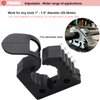 Pikioraz 2PCS Quick-Release Clamp Mount, Rubber Clamp Grip for 1" - 1-1/2" Diameter Tools and Equipment Used on Off-road vehicle, UTV, ATV, Van, Trucks, Boat & Train