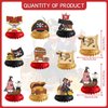 Gameza Pirate Party Decorations - 9PCS Pirate Party Honeycomb Centerpieces Table Decorations Pirate Decorations for Birthday Party Baby Shower Table Decoration Supplies Kids Boys