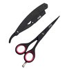 Hair Cutting Scissor and Razor Barber Shears Beauty Scissor Stainless Steel Razor Grooming Kit