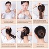 Mesh Hair Bun Set - 20 Inches Invisible Elastic Edge, 50 Nets & 40 Bobby Pins for Ballet Dancers, Kitchen Workers & Wig Styling (Black)